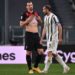 Zlatan Ibrahimovic of AC Milan and Giorgio Chiellini of Juventus