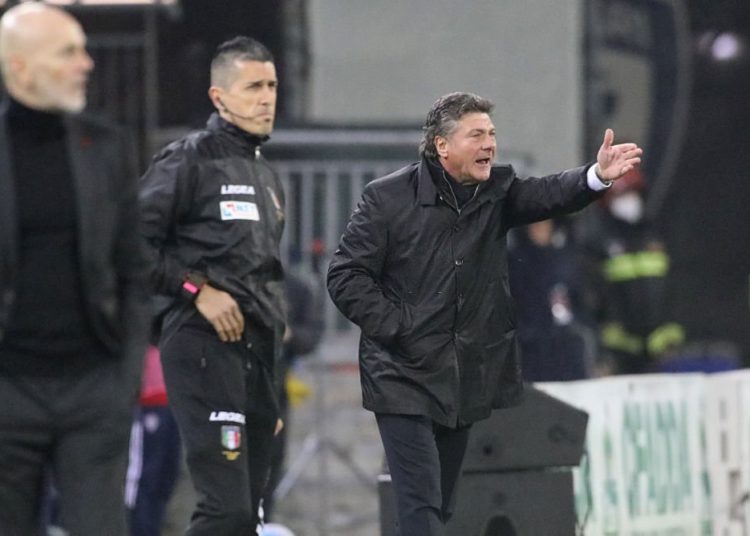 Walter Mazzarri of Cagliari
