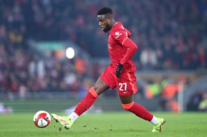 Divock Origi of Liverpool