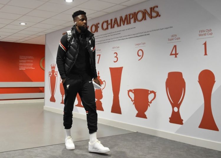 Divock Origi of Liverpool
