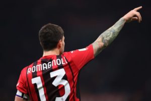 Alessio Romagnoli of AC Milan