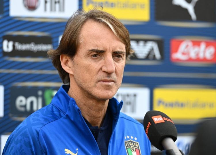 Roberto Mancini of Italy