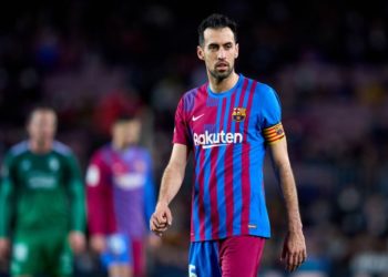 Sergio Busquets of FC Barcelona