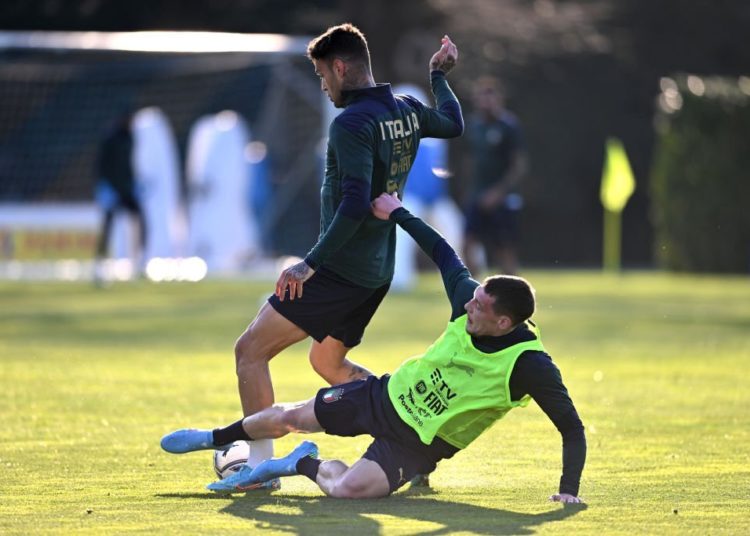 Gianluca Scamacca and Andrea Belotti