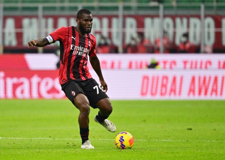 Franck Kessie of AC Milan