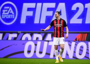 Zlatan Ibrahimovic of AC Milan