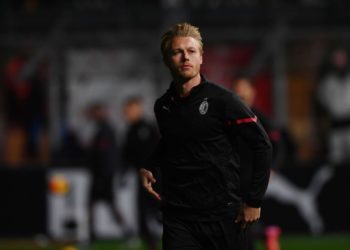 Simon Kjaer of AC Milan