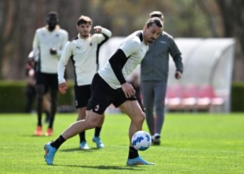 Zlatan Ibrahimovic of AC Milan