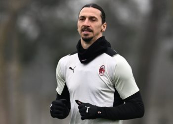 Zlatan Ibrahimovic of AC Milan