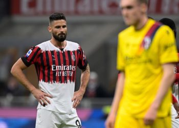 Olivier Giroud of AC Milan