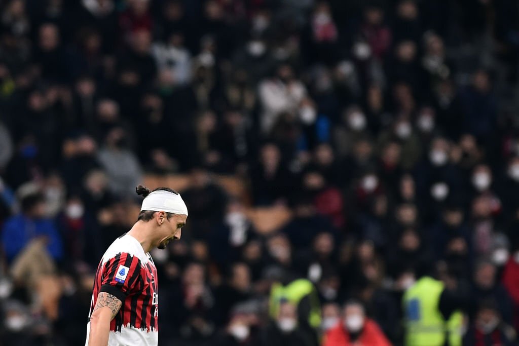 Zlatan Ibrahimovic of AC Milan