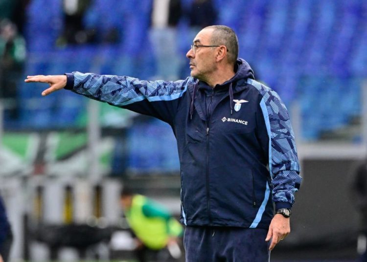 Maurizio Sarri of Lazio