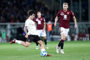 Sandro Tonali of AC Milan