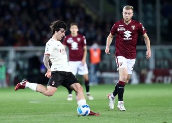Sandro Tonali of AC Milan