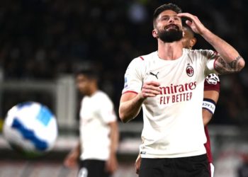 Olivier Giroud of AC Milan