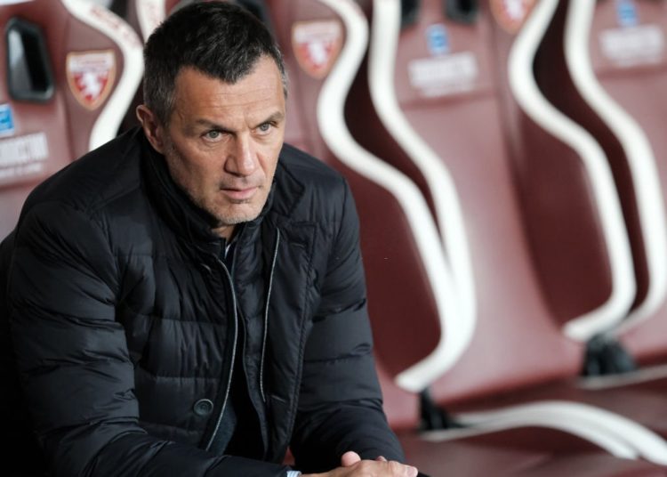 paolo maldini of ac milan