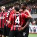 AC Milan players celebrate