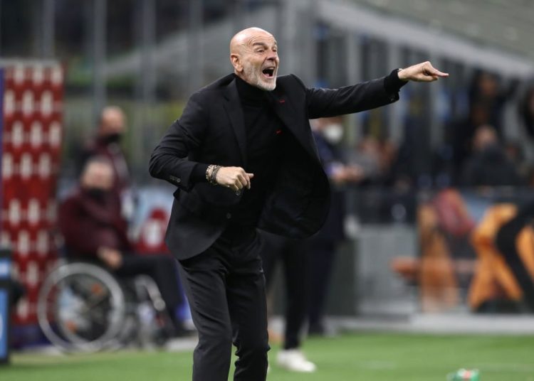 stefano pioli of ac milan