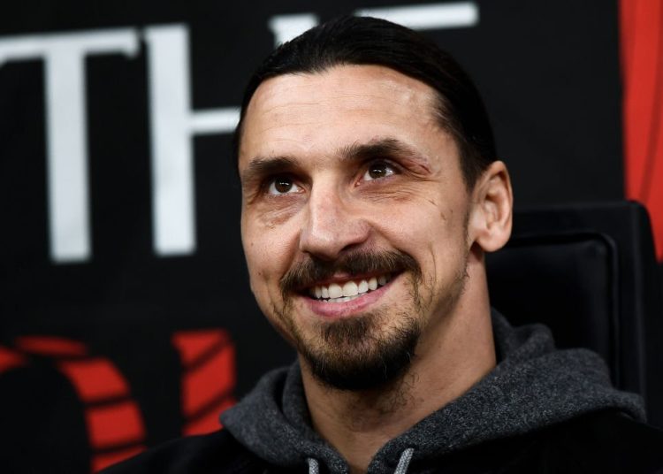 Zlatan Ibrahimovic of AC Milan
