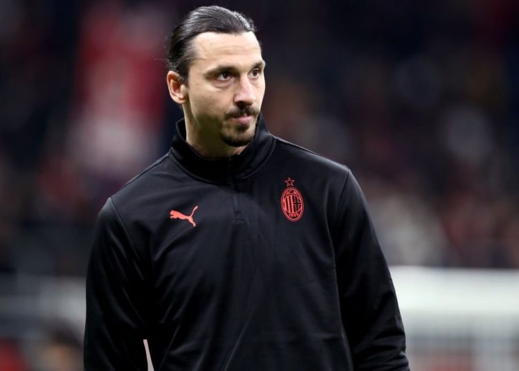 Zlatan Ibrahimovic of AC Milan