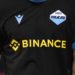 Lazio logo shirt close up