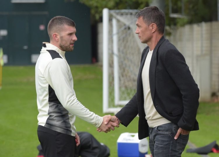 paolo maldini ante rebic ac milan