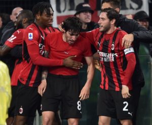 sandro tonali and teammates