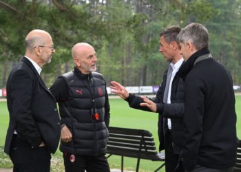 paolo maldini ivan gazidis frederic massara stefano pioli ac milan