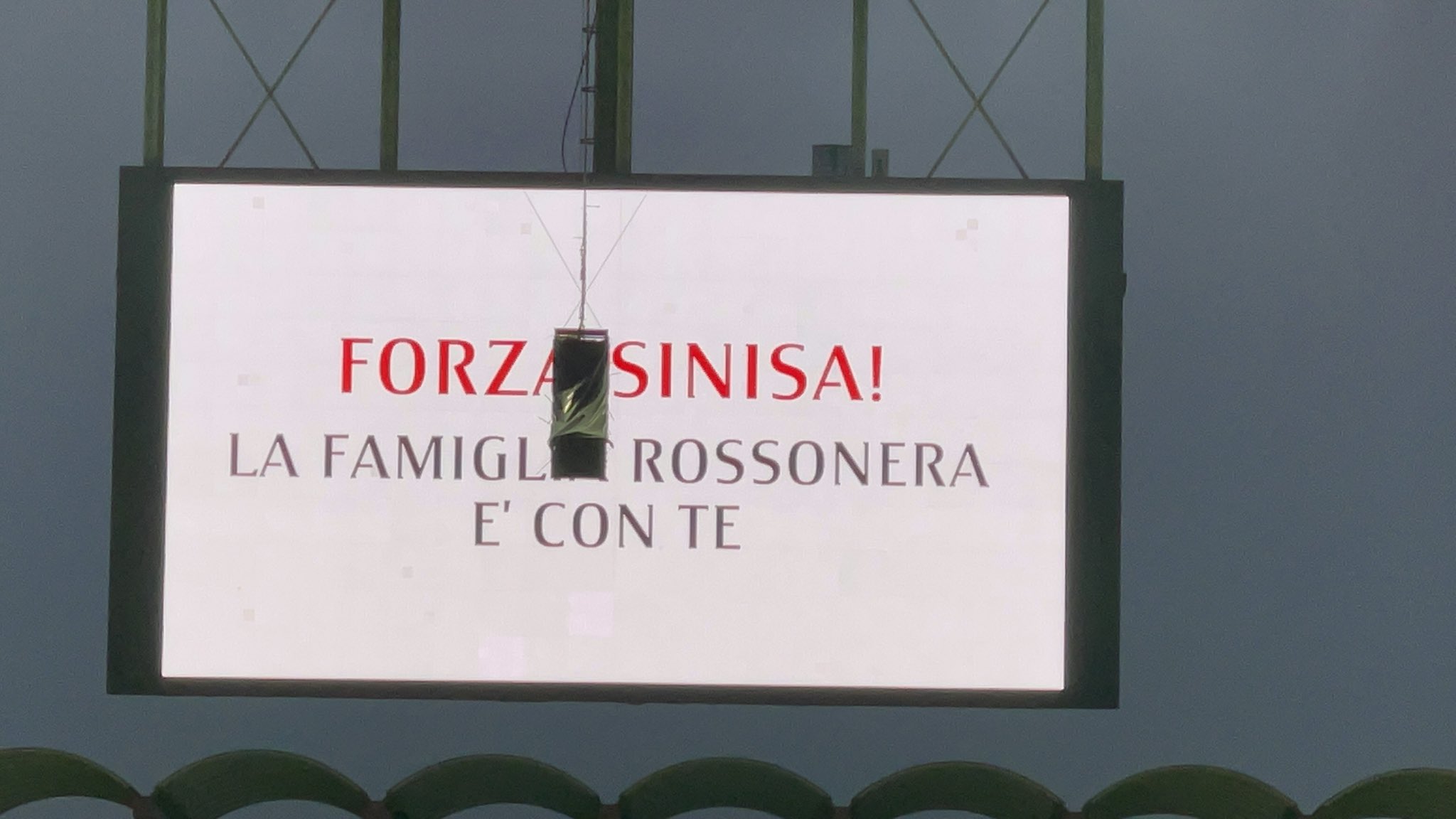 Milan message to Sinisa Mihajlovic at San Siro
