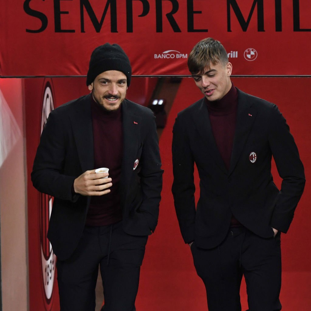 Daniel Maldini and Alessandro Florenzi