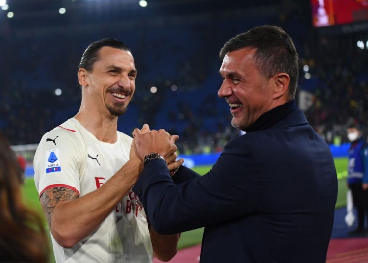 zlatan ibrahimovic paolo maldini