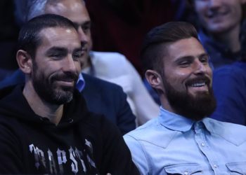 Robert Pires and Olivier Giroud