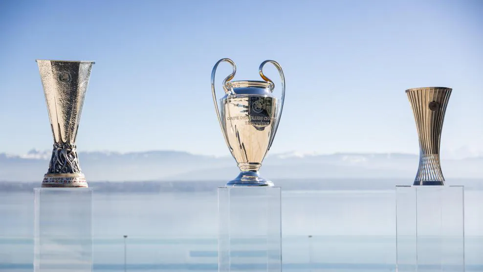 uefa champions league trophies