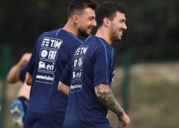 Alessio Romagnoli and Francesco Acerbi