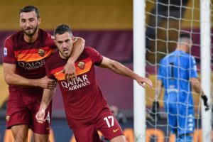 Jordan Veretout Bryan Cristante AS Roma