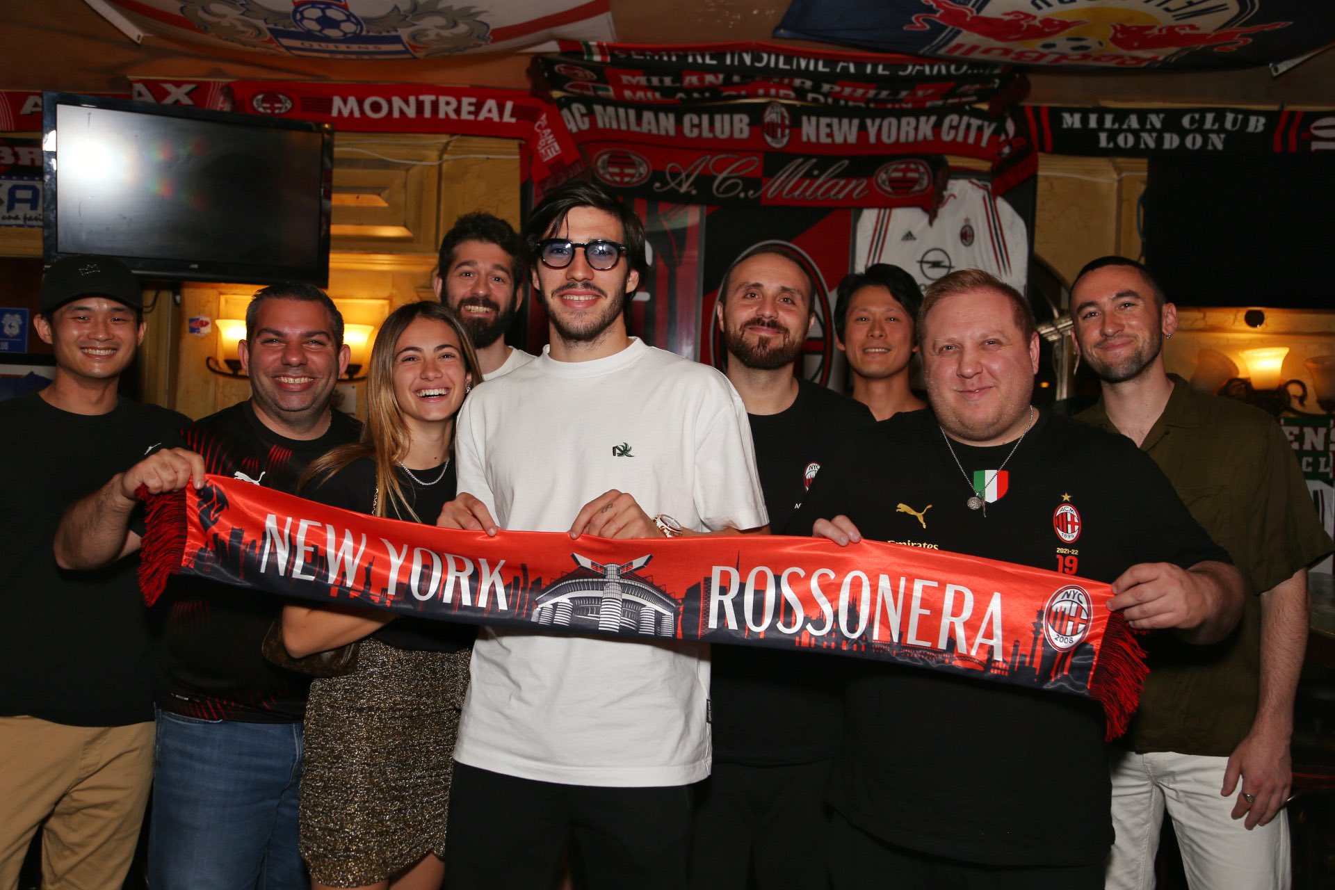 Sandro Tonali x AC Milan Club New York