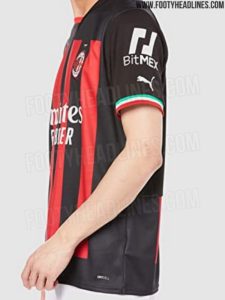 FootyHeadlines: AC Milan 22-23 home kit revealed