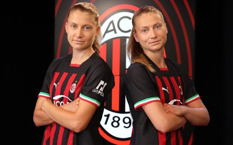 Kamila and Michaela Dubcova AC Milan