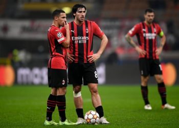 Sandro Tonali and Ismael Bennacer ac milan