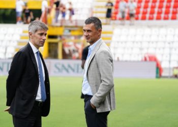 Paolo Maldini and Frederic Massara