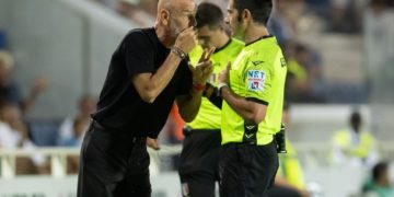 Stefano Pioli and Fabio Maresca