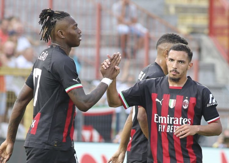 Ismael Bennacer Rafael Leao AC Milan