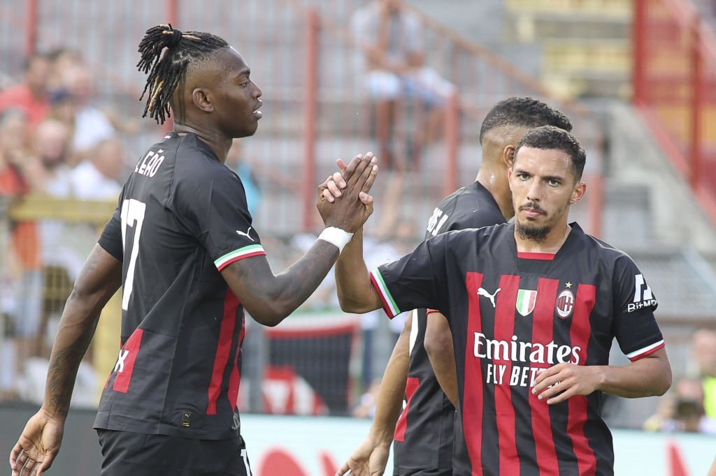 Ismael Bennacer Rafael Leao AC Milan