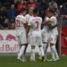 RB Salzburg players celebrate