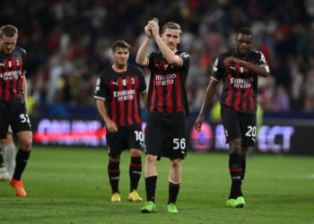 Alexis Saelemaekers of AC Milan