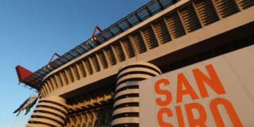 Milan San Siro stadium view