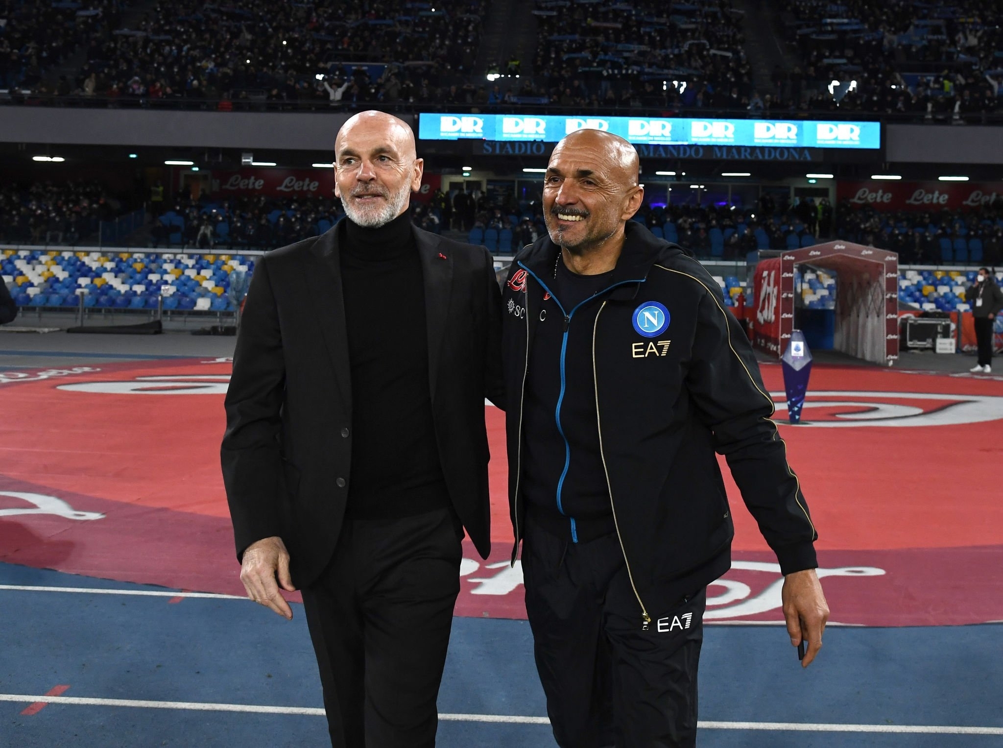 AC Milan head coach Stefano Pioli Luciano Spalletti