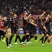 AC Milan players celebrate
