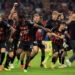 AC Milan players celebrate