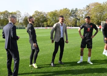 Paolo Maldini Frederic Massara Rade Krunic Ante Rebic AC Milan